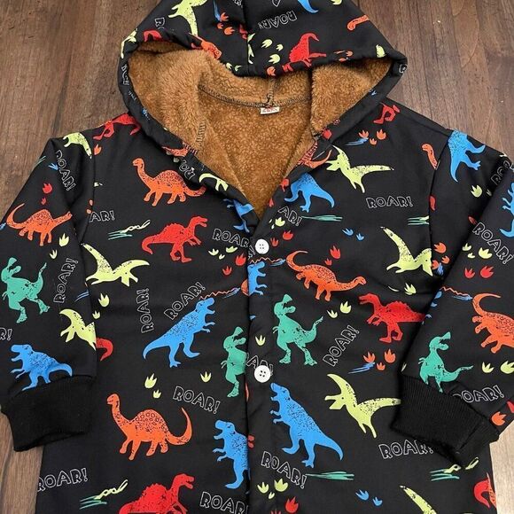 Boys Dino Jacket Size Small - Picture 1 of 12